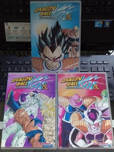 Combo 3 x DVDs Anime Dragon Ball Z KAI em Japonês com Legenda Episódios 1 até 39