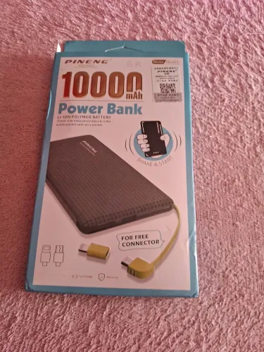 Power Bank Pineng 10000mAh - Carregamento Rápido!