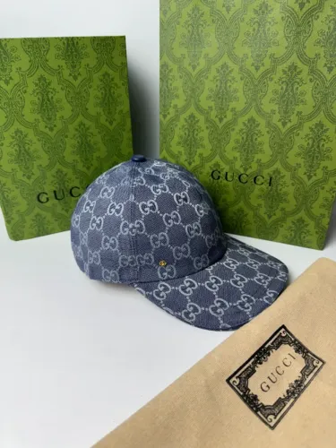 Boné Gucci GG Canvas Azul