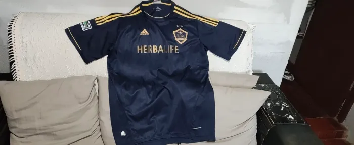 Camiseta de Futebol LA Galaxy Adidas Herbalife