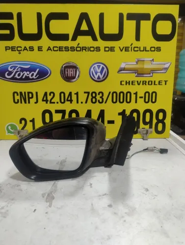 retrovisor do Peugeot 208 2022 a 2026 elétrico com seta lado motorista 