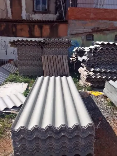 Coberturas baratas p/ sua residência telhas fibrocimento a partir de 36,90