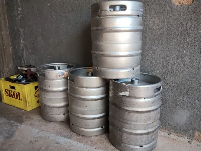 Barris de chopp inox - 50 litros