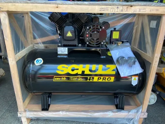Compressor de Ar Schulz CSV 10 - 110L, 2HP, 140 PSI