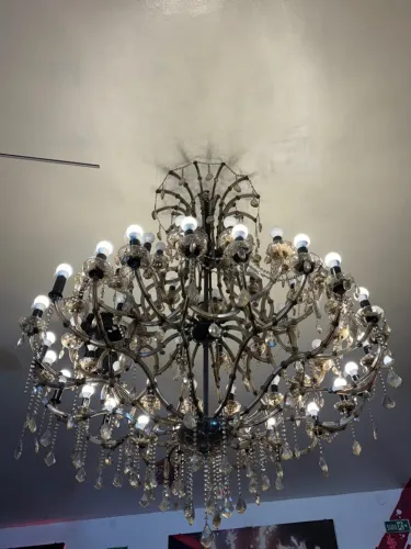 Lustre Clássico de Cristal 60 lâmpadas - USADO