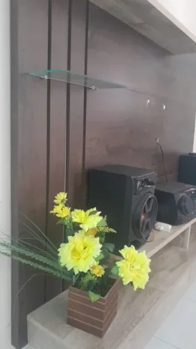 Painel com rack para TV - moderno | Leia a descrição