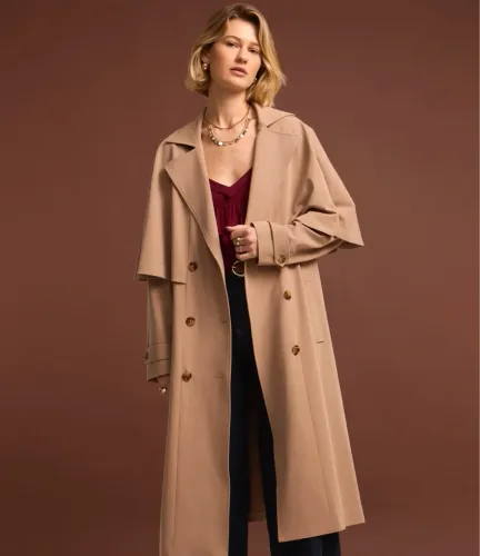 Trench Coat Bege Marfinno - Sobretudo - Lojas Renner