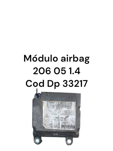 Módulo airbag 206 05 1.4 Cod Dp 33217