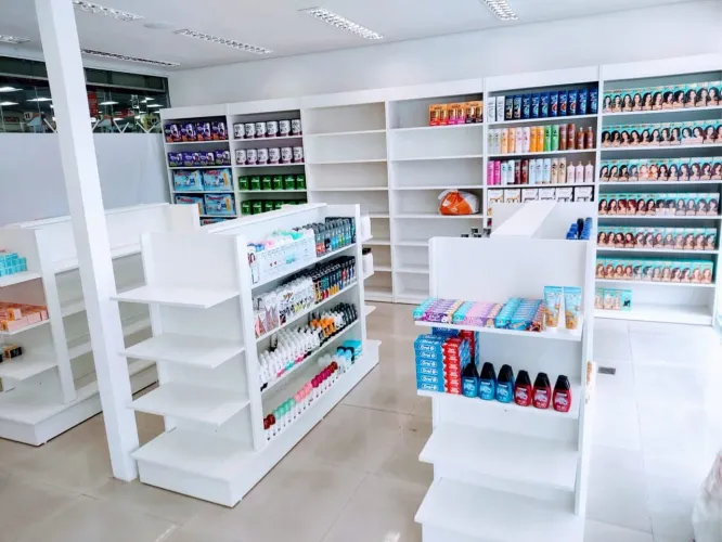 Gôndola Central Estante Prateleira Expositores e Prateleiras para Loja - Oportunidade!