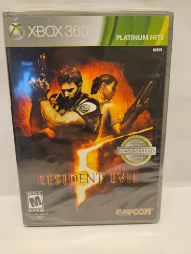 Resident Evil 5 - Lacrado - Xbox 360 - Platinum Hits