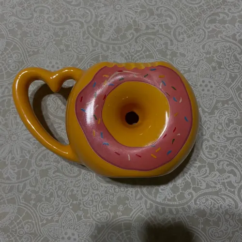 Caneca de Donuts Divertida Nova