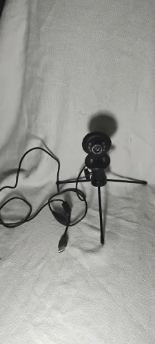 Webcam com tripé 