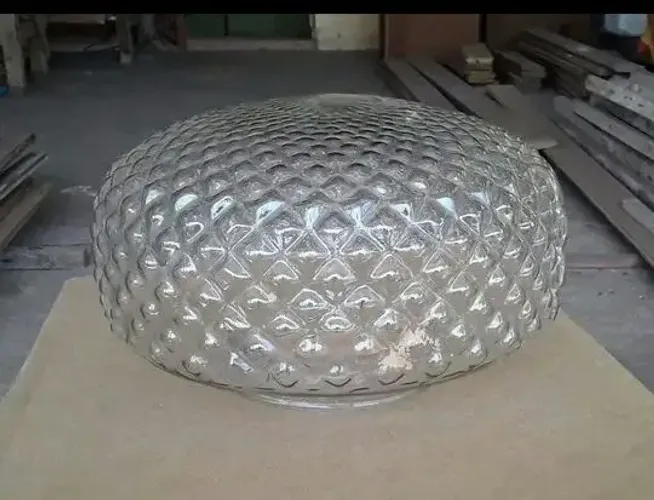 Cúpula ou Luminária de Vidro Vintage Modelo Drops. 