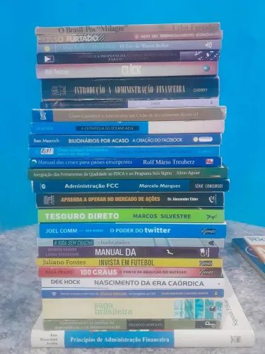 Livros de Administração e Finanças - Diversos autores