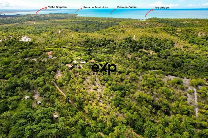 Terreno à venda em Boipeba - BA - vista linda para as mais belas praias