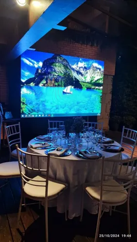 Aluguel de Painel de Led eventos casamento aniversário 15 anos