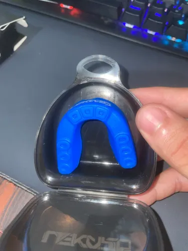 Protetor de boca infantil azul 