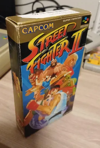 Street Fighter II - CIB (Complete in Box) - ORIGINAL DO JAPÃO - SUPER FAMICOM - NINTENDO