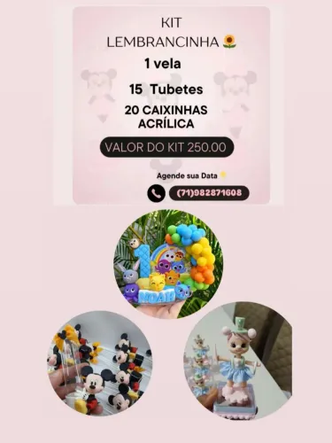 Lembrançinha aniversário