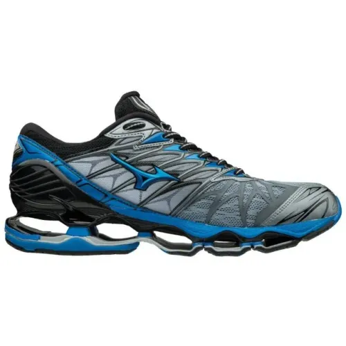 Tênis Mizuno Wave Prophecy 7 Cinza Azul Novo Original na Caixa
