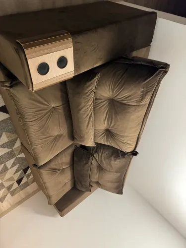 Sofá retrátil e reclinável para 4 pessoas pouco uso