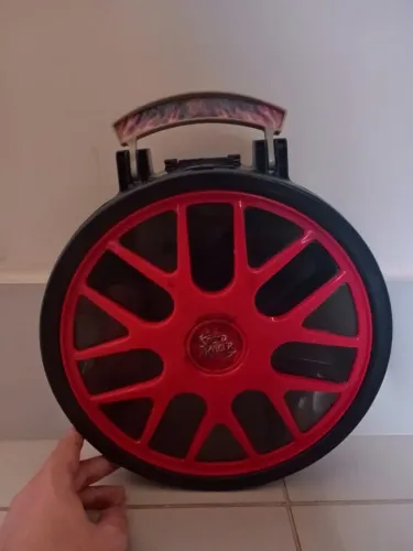 Maleta porta carrinhos speed racer hot wheels
