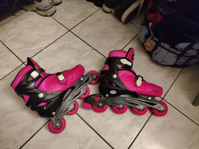 patins infantil inline ajustável