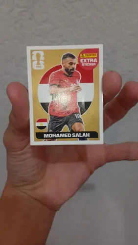 Figurinha da copa do mundo 2026 sala salah ouro