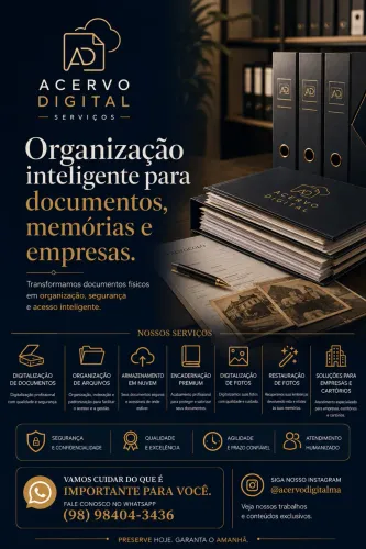 Digitalização e Organização de Fotos e Documentos