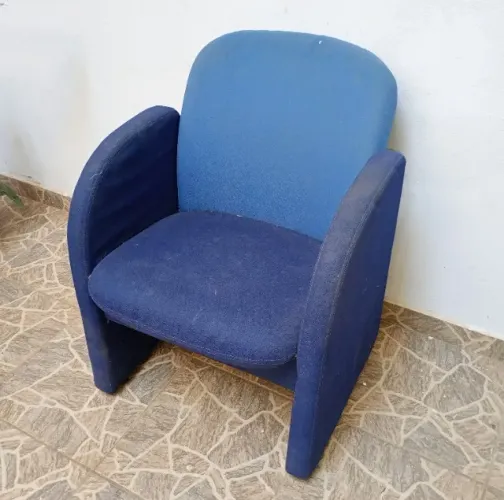 Poltrona de recepção espera interlocutor - Escritório estofada - Usado