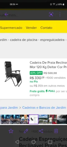 Vende cadeira do papai