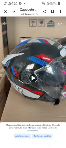 Capacete F-19 SPARK jet multicolors muito novo 58/60 oportunidade particular....
