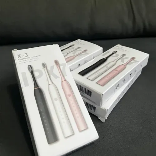 Escova Elétrica Sônica Recarregável USB + 3 Refis - Só R$25!