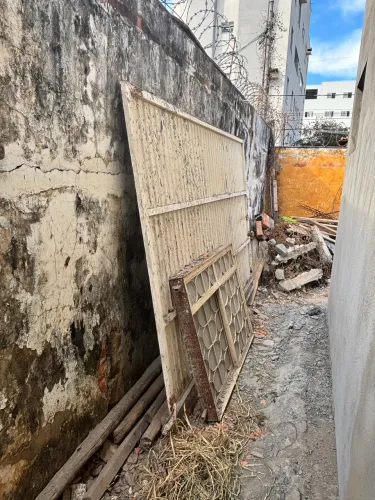 Portão chapa de ferro 