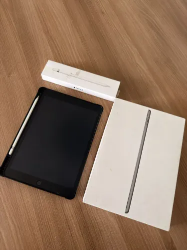 iPad 9ª Geração 64GB + Apple Pencil na Caixa