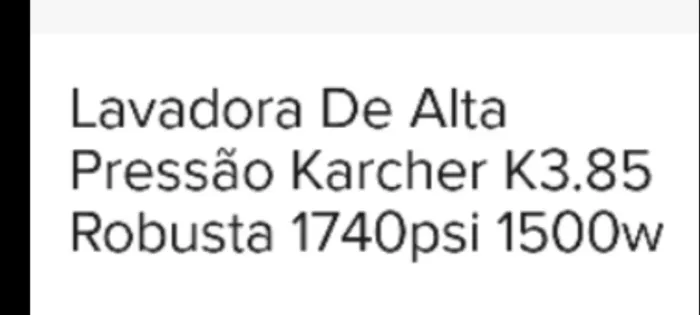 Lavadora Alta pressão Profissional 