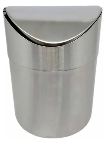 Mini Lixeira Basculante Swing 1,5L | Compacta, Moderna e Prática para Banheiro, Cozinha e
