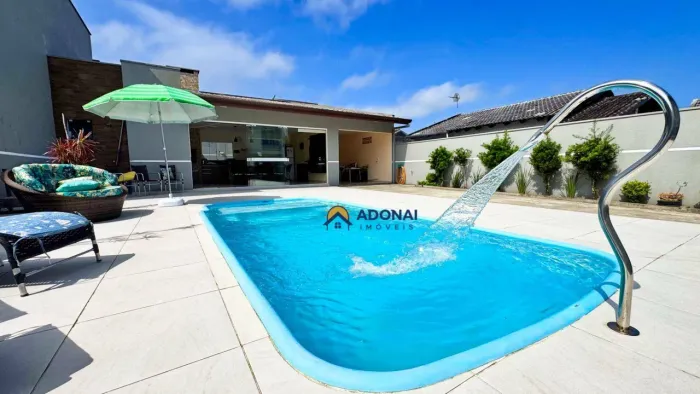 Casa com Piscina, 4 dormitórios à venda, 350 m² por R$ 1.390.000 - Eliana - Guaratuba/PR