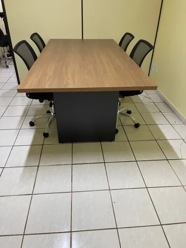 MESA DE REUNIA 2.00x1.00 com CADEIRAS DE ESCRITORIO- LOJA IKONMIXOFFICE