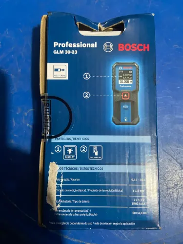 Trena Laser 30m GLM 30-23 Azul Bosch