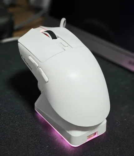 [NOVO] Mouse Gamer Sem Fio K-SNAKE X11 Pro BRANCO
