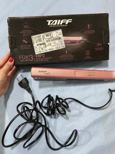 Prancha Taiff Profissional Fox 3 Soft Rosa