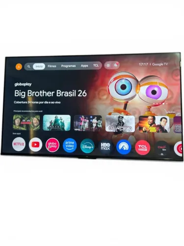 Tv 50 polegadas nova QLED com garantia e qualidade de fábrica TCL com Google acoplado