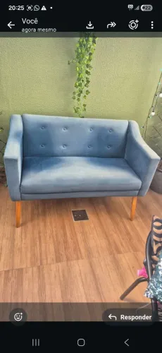 Sofa pequeno 2 lugares, 1,25m