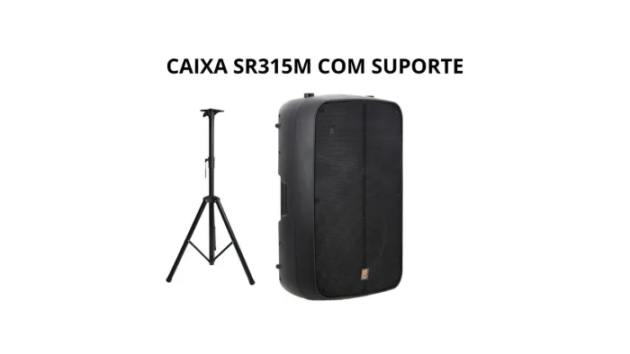 PROMOÇÃO CAIXA ATIVA STANER SR-315M COM TRIPÉ