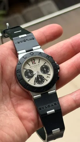 Relógio Bvlgari 38 Aluminium Chrono