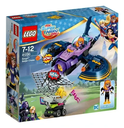 Lego 41230 Super Heroes Dc A Perseguicao Batjet De Batgirl 206 peças