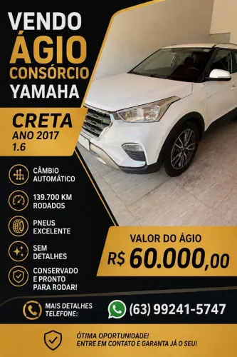 Hyundai Creta Pulse 1.6 16V Flex Aut. 2018
