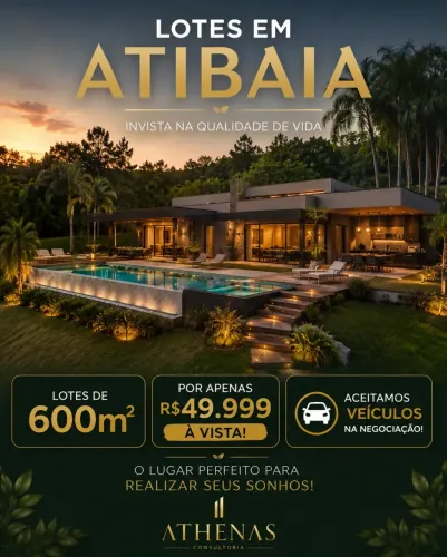 Atibaia pode ser o próximo capítulo da sua história!!