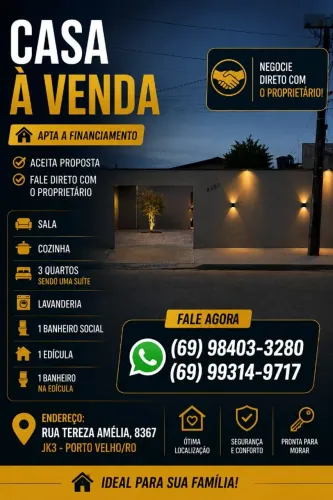 Casa à Venda - Apta a Financiamento